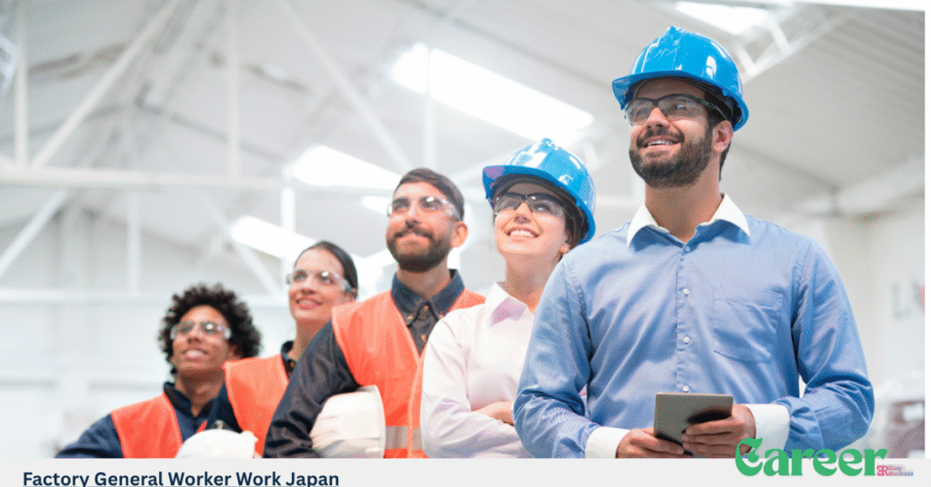 Factory General Worker Work Japan