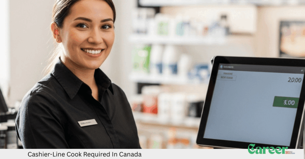 Cashier-Line Cook Required In Canada