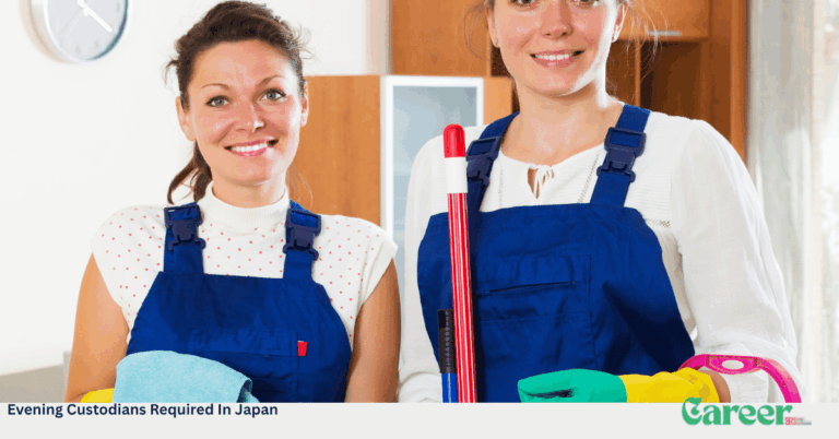 Evening Custodians Required In Japan