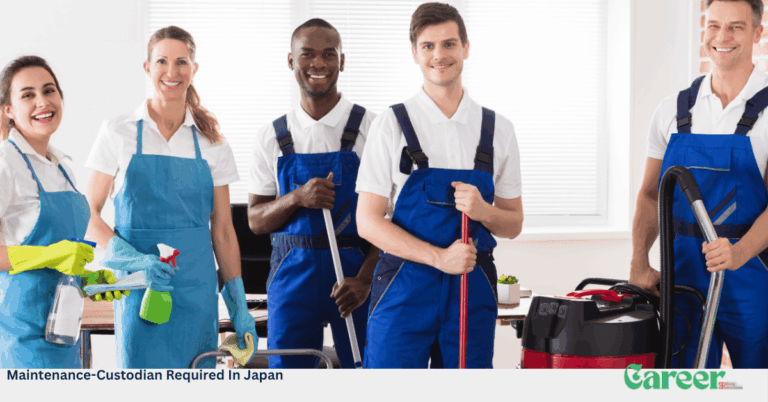 Maintenance-Custodian Required In Japan