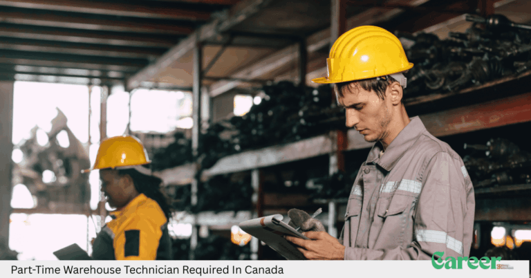 Part-Time Warehouse Technician Required In Canada