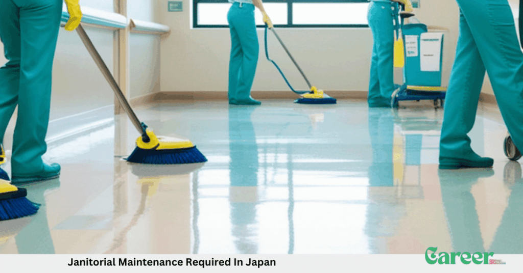 Janitorial Maintenance Required In Japan