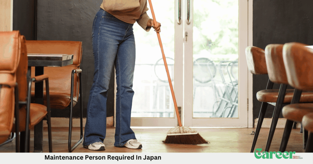 Maintenance Person Required In Japan