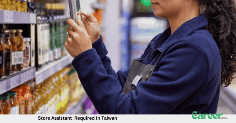 Store Assistant Required In Taiwan