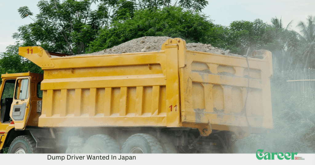 Dump Driver Wanted In Japan