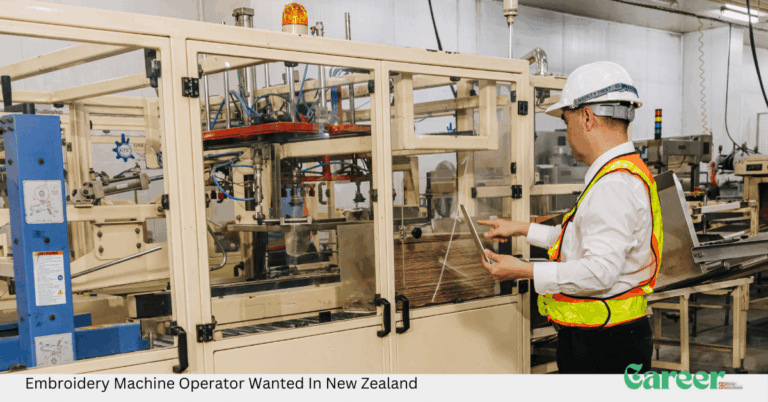 Embroidery Machine Operator Wanted In New Zealand