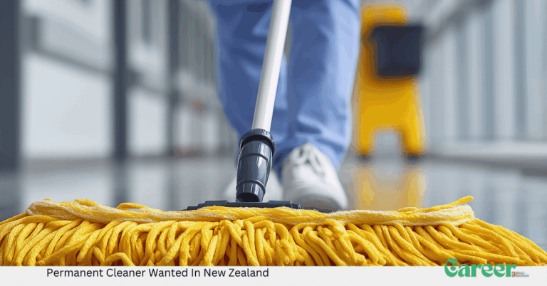 Permanent Cleaner Wanted In New Zealand