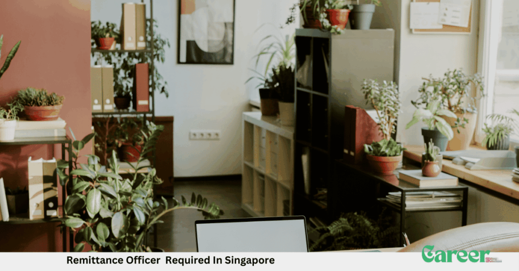 Remittance Officer Required In Singapore