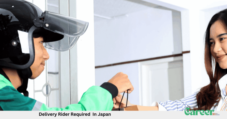 Delivery Rider Required In Japan