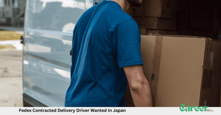 Fedex Contracted Delivery Driver Wanted In Japan