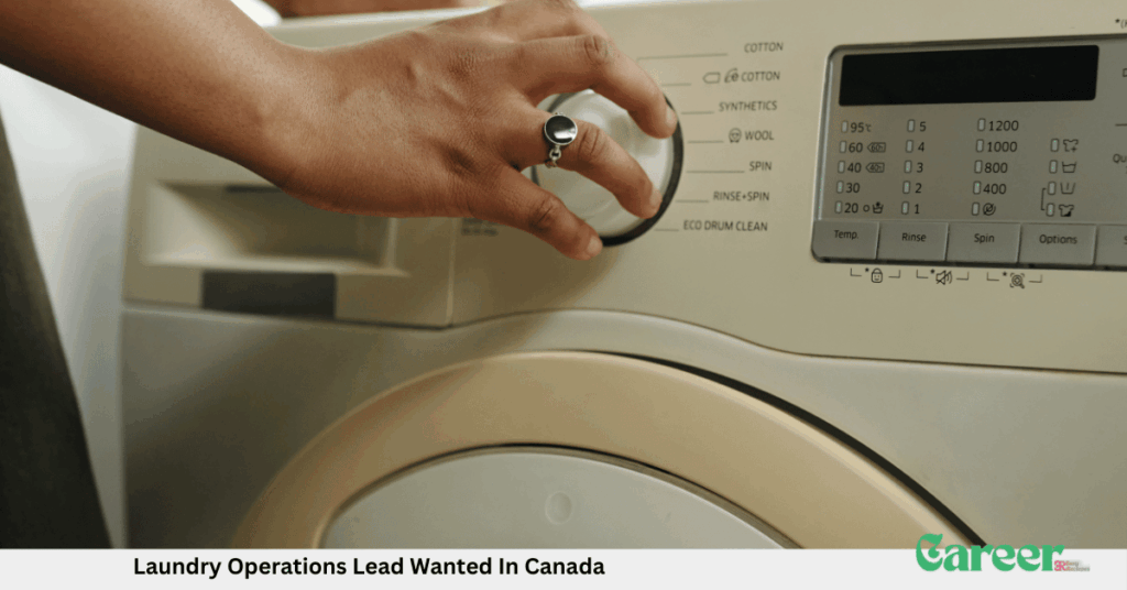 Laundry Operations Lead Wanted In Canada