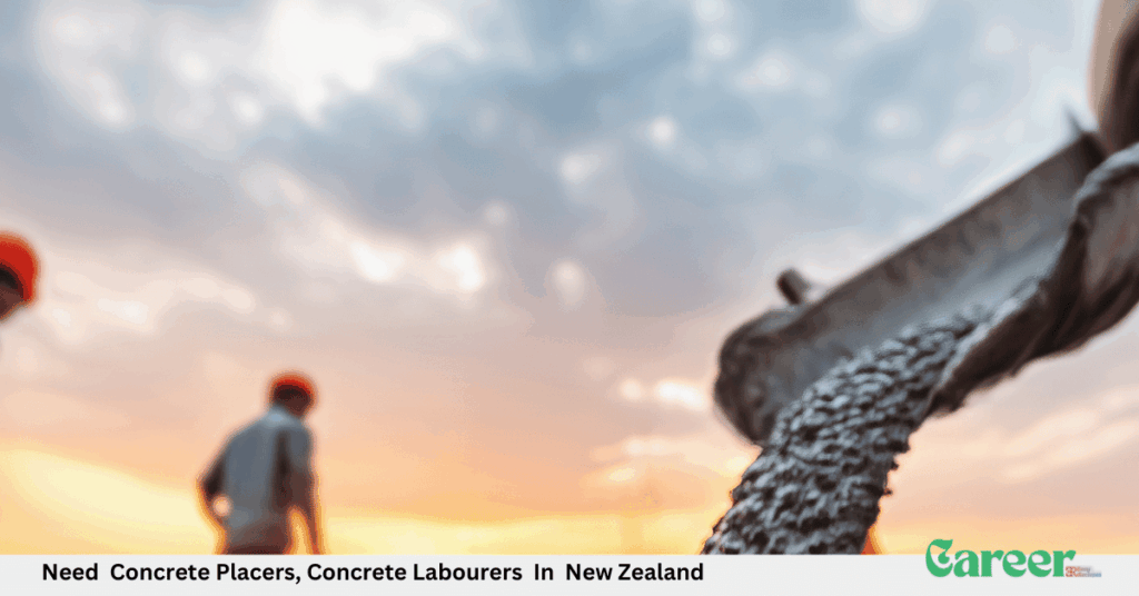 Need Concrete Placers, Concrete Labourers In New Zealand