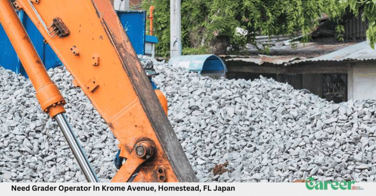 Need Grader Operator In Krome Avenue, Homestead, FL Japan