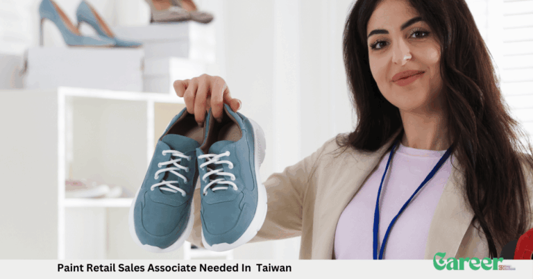 Paint Retail Sales Associate Needed In Taiwan
